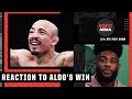 Aljamain Sterling reacts to Jose Aldo’s win at #UFCVegas44 | UFC Post Show