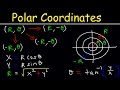 Polar Coordinates Basic Introduction Conversion To Rectangular How To Plot Points Negative R Valu