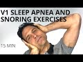 V1 Of 3 Exercises For Sleep Apnea Snoring Sinus Pressure Addressing The Nose Throat Tongue