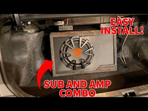 HOW TO INSTALL A SUB AND AMP COMBO IN TOYOTA COROLLA