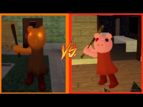PIGGY APRP PUMPIGGY VS INFECTED PENNY JUMPSCARES (COMPARISON)