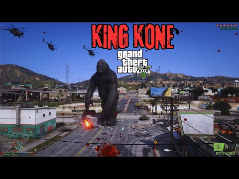 GTA 5:  king kone vs. Army with Realism Dispatch Enhanced (RDE 4.0.1)
