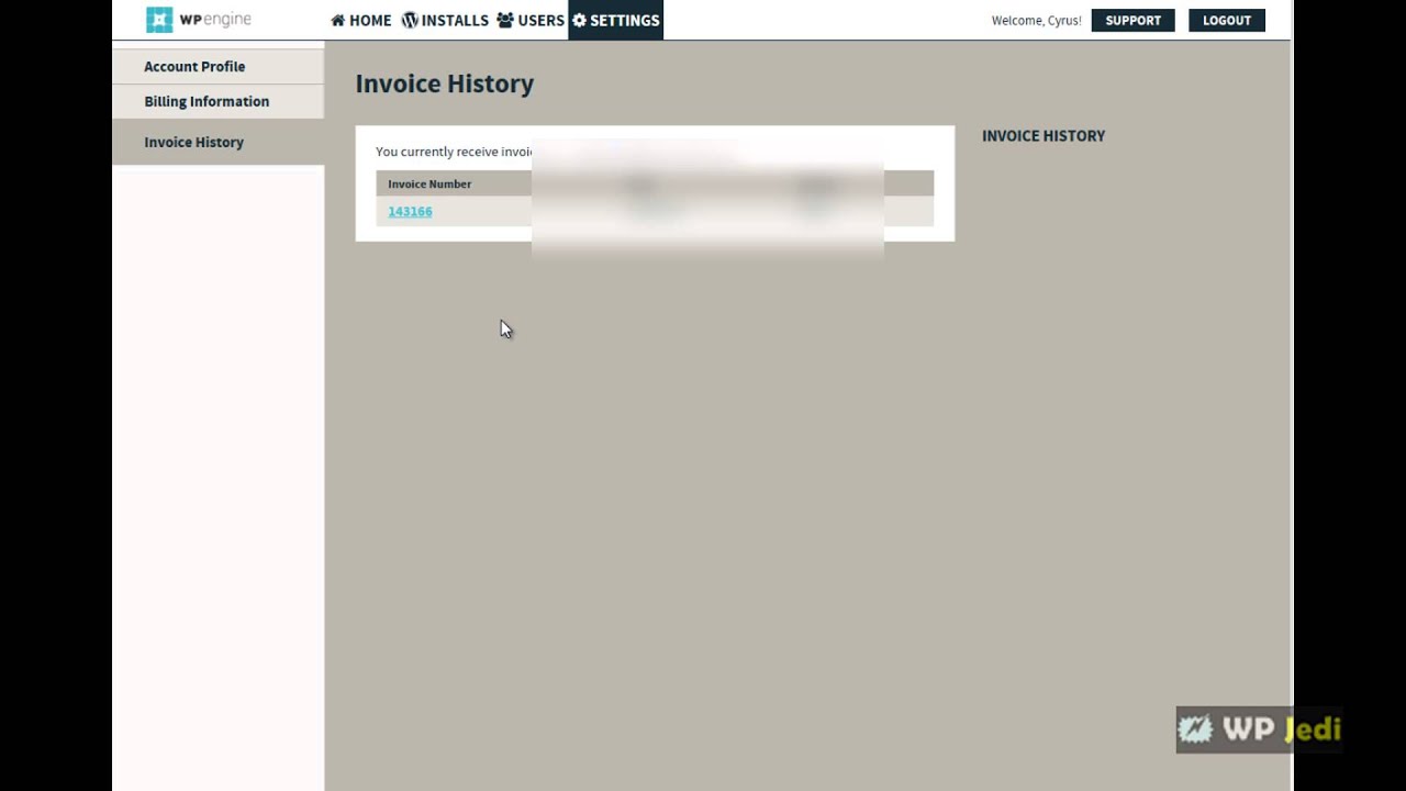 WP Engine Tip: Invoicing
