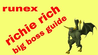 runex richie rich big boss guide - jungle demon, enormous mole, corp and much more