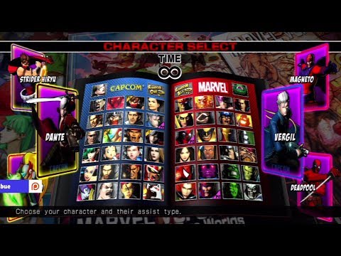 Ultimate Marvel vs. Capcom 3 All Characters (Including DLC) [PS3]