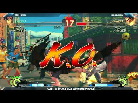 SSF4: Hoodaman vs USF Don - Winners Finals - LOST IN SPACE 003