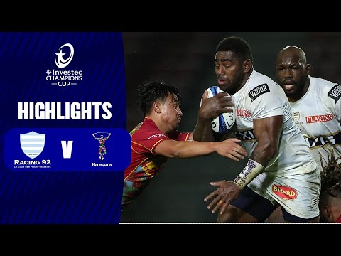 Instant Highlights - Racing 92 v Harlequins Round 1 | Investec Champions Cup 2024/25