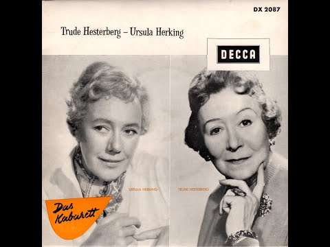 Das Kabarett (EP): Trude Hesterberg - Die Trommel (196?) HD Mono