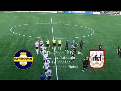 KVV Thes Sport - RFC Liège (résumé non officiel)