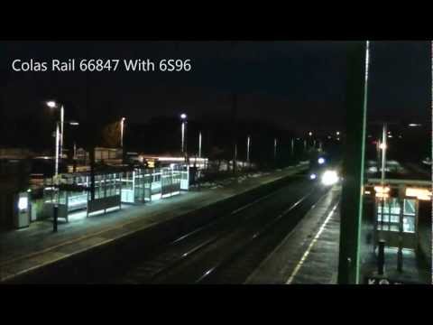 CR 66847 On 6S96 Sinfin Sidings - Grangemouth 24-01-2013
