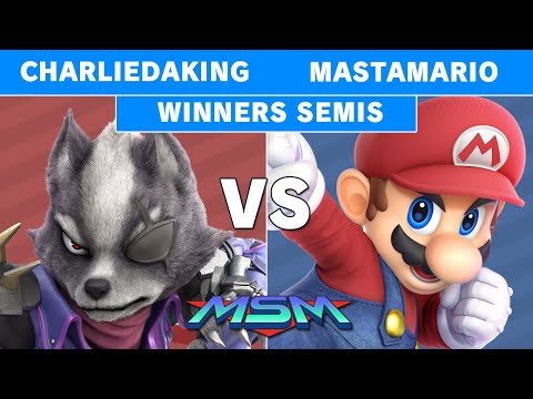 MSM 216 - Charliedaking (Wolf) Vs POW | Mastamario (Mario) Winners Semis - Smash Ultimate