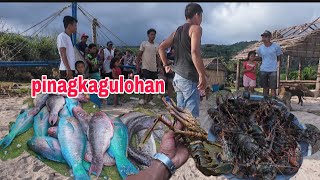 Pinagkagulohan ng mga bumibili ng isda at lobster sa murang presyo