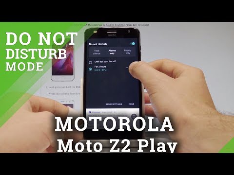 How to Use Do Not Disturb Mode in MOTOROLA Moto Z2 Play |HardReset.Info