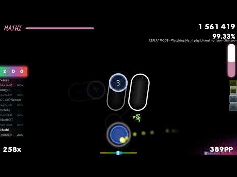Mathi | Linked Horizon - Shinzou o Sasageyo! [Titan] +HDDT 99.51% | Sniped Vaxei {#1 647pp FC}