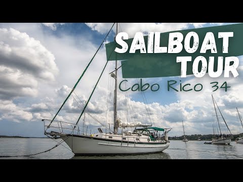Full BOAT TOUR! Self-sufficient, off grid 37ft Liveaboard Bluewater Sailboat | Log 20