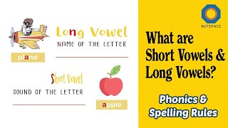 Long Vowels &amp; Short Vowels | Vowel Sounds | Grammar Videos | NutSpace