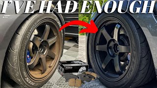 BMW F80 M3 Ceramic Brake Pad Replacement + Review - GOODBYE BRAKE DUST!!