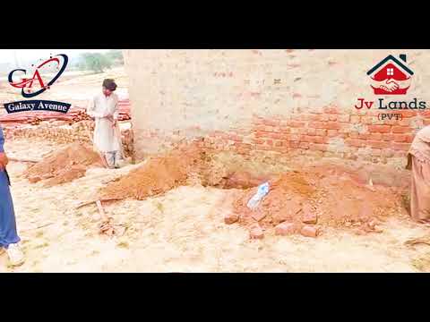 Galaxy Avenue Housing Society - Digging for Boundary Wall