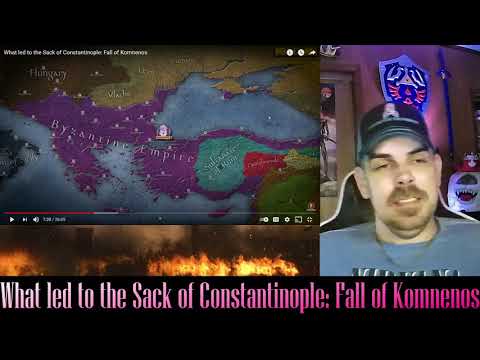 What led to the Sack of Constantinople: Fall of Komnenos REACTION