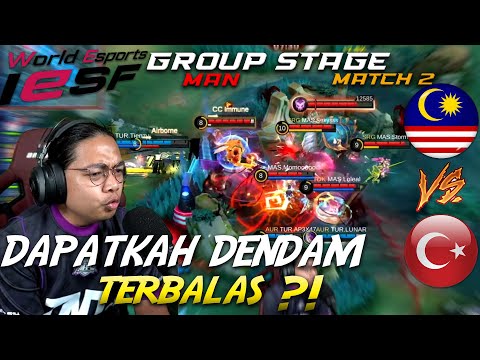 MALAYSIA VS TUKIYE (MEN) MATCH 2 IESF WEC25 !