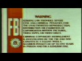 FBI Warning Intro 1991