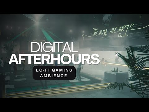 Digital Afterhours: Lofi Ambience at the Heavy Hearts Club | 1 hour Cyberpunk 2077 Atmosphere