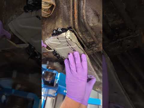 How to repair a rust hole with low budget #mechanic #repair #mercedes #car #rust #fail #diy #w124