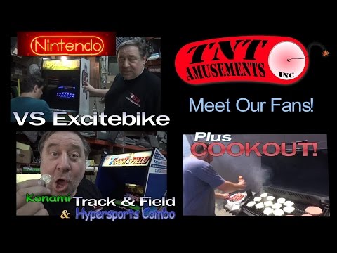#972 Nintendo EXCITEBIKE & Konami TRACK & FIELD/HYPERSPORTS TNT Amusements