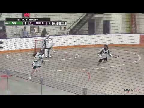 2023 RMLL Jr A Lacrosse Highlights - SWAT vs Mounties, May 27