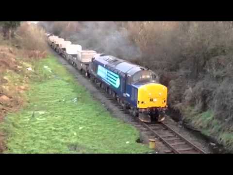 37038-37688 Sellafield-Heysham Flasks at Heysham 4th Decemb
