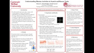Understanding Human Activities in Search and Rescue Task: RI Summer Scholar Ruiyu Li