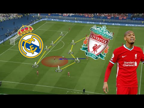 UCL Final 21/22 - Liverpool - Real Madrid / Fabinho actions / Tactical camera