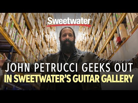 John Petrucci Geeks Out In Sweetwater's Guitar Gallery 🎸