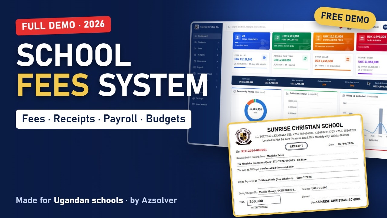 Why Schools in Uganda Lose Fees Money, and How to Stop It