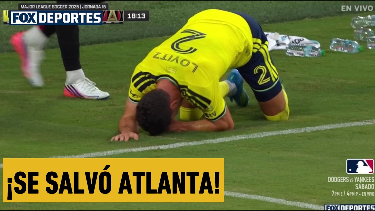😲⚽ ¡SE SALVÓ ATLANTA! | Nashville SC 0-0 Atlanta United | MLS en FOX 2026