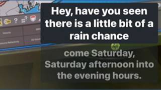 Rain chances return this weekend