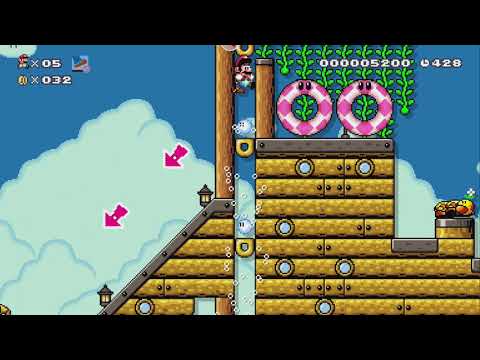 Story Mode ~ Airship Flight for Yamamura - Super Mario Maker 2 - No Commentary 1bu