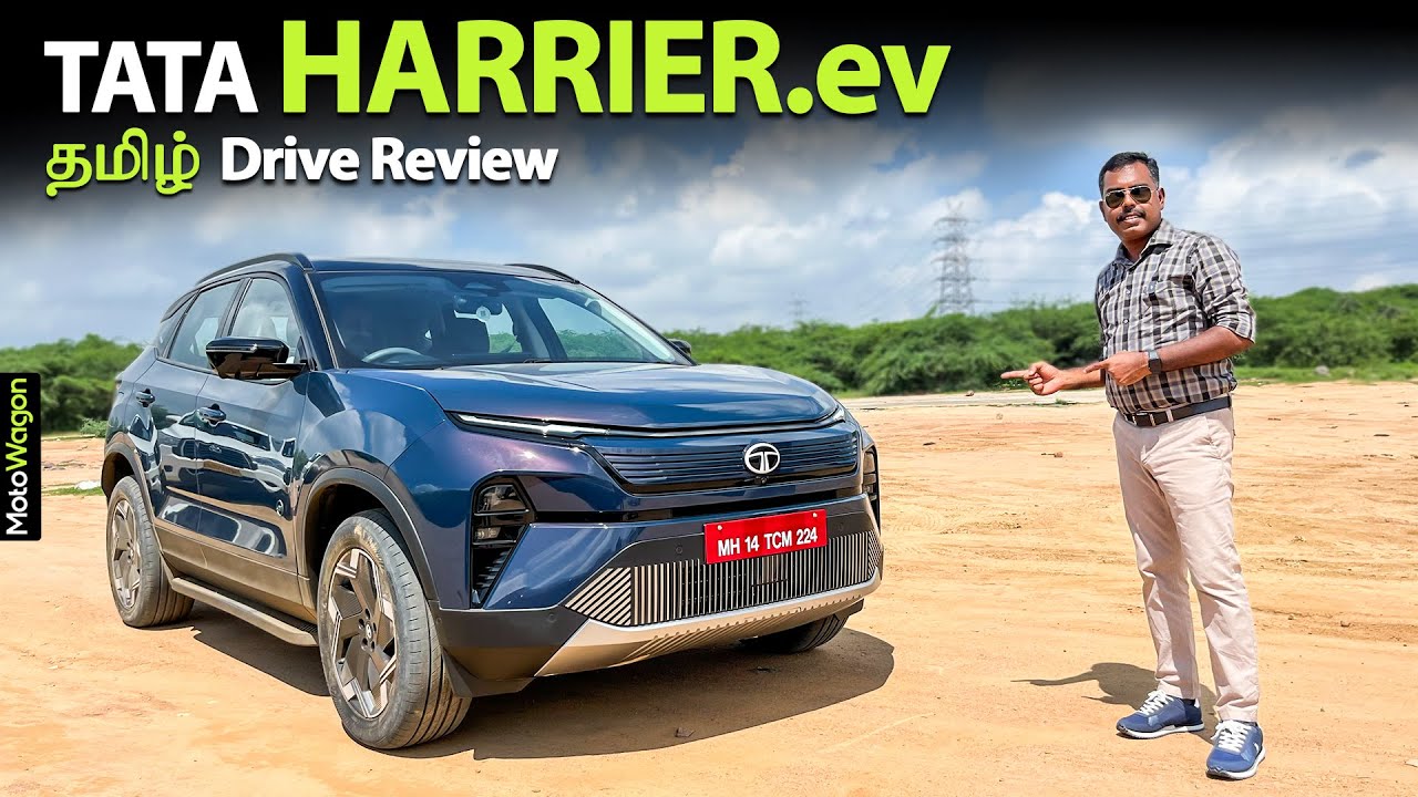 Tata Harrier.ev 2025 – Full Drive Review | Tamil Car Review | MotoWagon