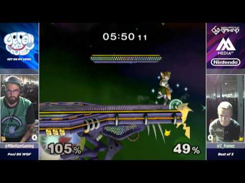 Mike Haze vs 2Framez - GOML 2017 - Melee Pools