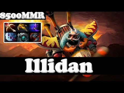Dota 2 - Illidan 8500 MMR Plays Gyrocopter Vol 2 - Ranked Match Gameplay