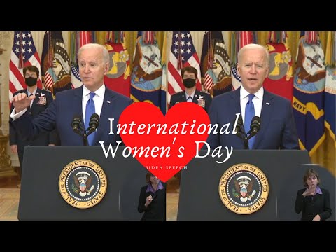 Biden Delivers Remarks on International Women's Day