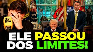 FLÁVIO BOLSONARO FEZ um PEDIDO CHOCANTE ao TRUMP!