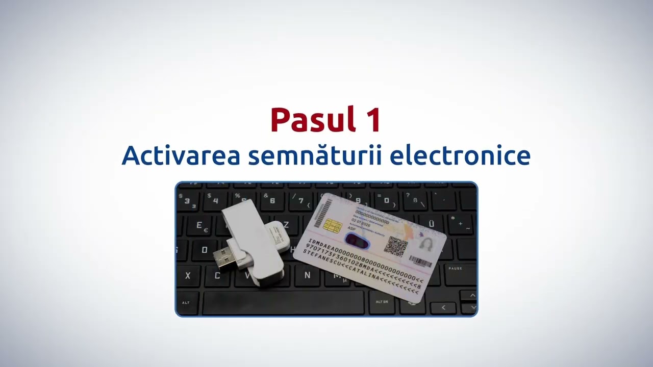 Cartea de identitate - Cum activezi semnătura electronică pe calculator