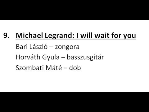 Jazz tanszaki koncert 2018.11.12.