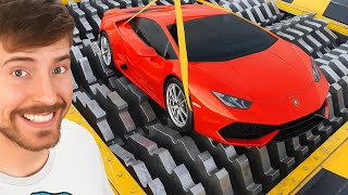 Lamborghini Meets the Mega Shredder☠️☠️☠️