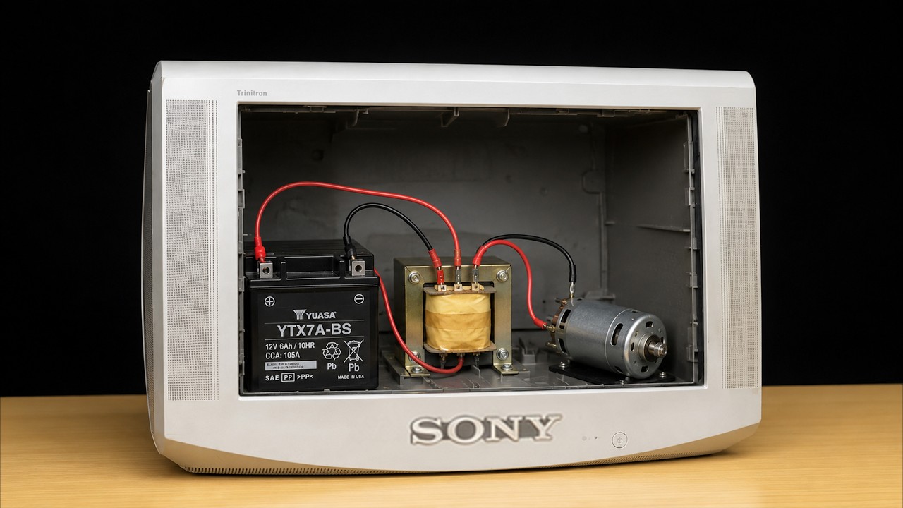 An Amazing Invention From CRT Television That Tesla Doesn't Want You To Know!