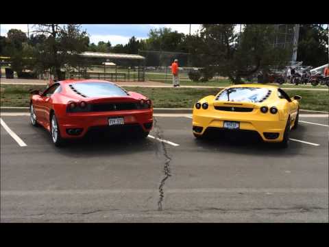 RR430 with S-Line exhaust vs stock Ferrari F430 exhaust sound