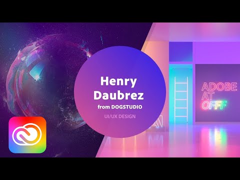 Henry Daubrez from DOGSTUDIO - UI/UX Design | Live from OFFF 2018 | Adobe Creative Cloud