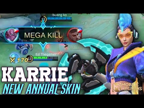 KARRIE - New Annual Starlight Skin - Neon Lightwheel | Mobile Legends: BangBang Gameplay