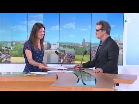 Axel Bauer en interview dans le JT 12/13 de France 3 Bourgogne